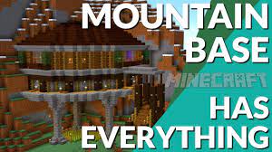 In mountains biomes, it is often better to build bases in the mountains, instead of on them. Minecraft How To Make A Mountain House In Minecraft Minecraft Base Tutorial Avomance 2019 Youtube