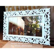 Maybe you would like to learn more about one of these? Bingkai Frame Pigura Cermin Shabby Ukir Waru 120 Cm Kayu Jati Shopee Indonesia