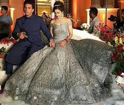 Pin By Alina On Reception Outfit Engagement Dress For Bride Indian Wedding Gowns Bride Reception Dresses