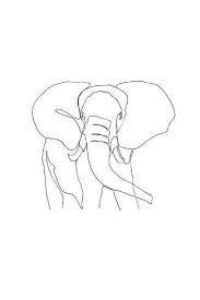 125 cool elephant tattoo designs deep meaning and symbolism. Elephant Premium Giclee Print First Avenue Doodlers Art Com In 2021 Line Art Drawings Elephant Tattoos Elephant Drawing
