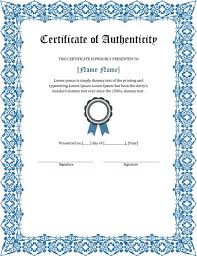 And even tv experts on major florida was the source of a huge autograph faking operation, likely involving well over $100 million in fakes. 37 Certificate Of Authenticity Templates Art Car Autograph Photo