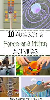 10 Awesome Force And Motion Activities Lots Of Great Activities All In One Place Motion Activities Force And Motion Teaching Science