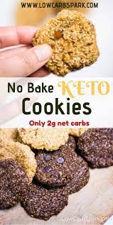 5 Minute No Bake Keto Cookies 2 Ways Just 2g Carbs Recipe Keto Cookies Diet Desserts Recipes Keto Friendly Desserts
