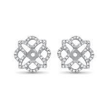 Diamond Earring Jackets Spirit Lake Silver and Gold