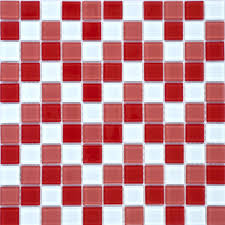 Metall naturstein mosaik fliesen mix. Mosaikmatte Glas Rot Weiss Mix Translucent 30 Cm X 30 Cm Kaufen Bei Obi