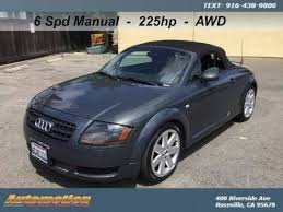 convertible 2003 audi tt 1 8t quattro roadster w 225hp with 2 door in roseville ca 95678 audi tt audi roadsters pinterest