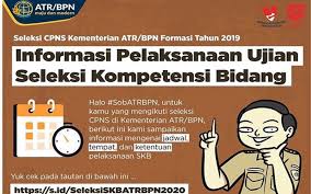 Maybe you would like to learn more about one of these? Simak Jadwal Dan Lokasi Skb Cpns 2019 Di Kementerian Atr Bpn Kabar24 Bisnis Com