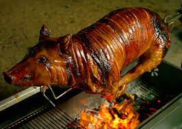 Items in super paper mario. Recipe Breakfastideas Cooked Up This Beauty For My Mum And Dad S 30th Whole Pig On A Spit With Two Whole Chickens Stuffed Whole Chicken Roasted Hog Pig Roast