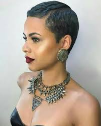 Splendid Very Short Haircut On Black Hair Short Hair Styles Natural Hair Styles Super Short Haircuts