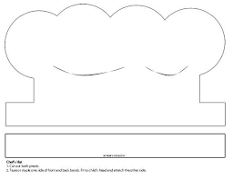 Printable White Paper Chef S Hat Instant Digital Download Paper Chef Hats Chef Hats For Kids Community Helpers Preschool