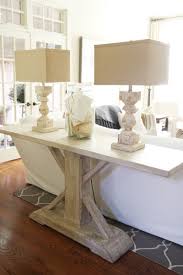 Neutral Home Decor Home Tour Life On Virginia Street Sofa Table Design Diy Sofa Table Farmhouse Console Table