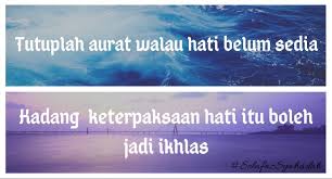 Nah, kalian bisa melihat video andai saat itu kakak tidak menggoda ini di atas ya sobat. Aurat Ku Maruah Ku