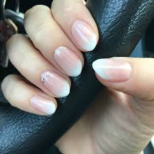 Almond Shaped Nails Ombre French Manicure French Tip Nails