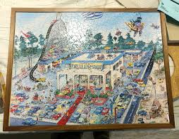 Enjoy the best free online jigsaw, with a new puzzle every day. Totally Fun Gary Patterson Automobile Dealership Recreated Missing Piece Jigsawpuzzles