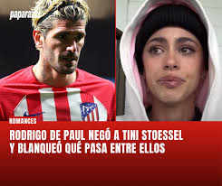 💔FEA ACTITUD: El futbolista campeón del mundo con Argentina, que había  sido envuelto en varios rumores, fue contundente con su descargo. Lee la  nota completa en  https://www.paparazzi.com.ar/romances/rodrigo-de-paul-nego-su-romance-con-tini-stoessel-y  ...