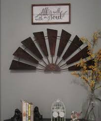 I wanted to add a bit more depth and character to it by adding another element to this farmhouse wall decor. 36 Rustic Half Windmill Wall Decor Vintage Inspired Etsy Windmill Wall Decor Half Windmill Wall Decor Fixer Upper Wall Decor