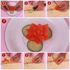Cara Membuat Garnish Bunga Dari Wortel Wortel Makanan Buah