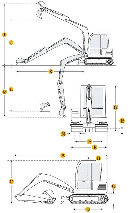 Nagano NS22 Mini Excavator