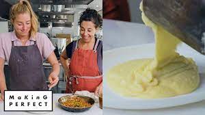 Mashed potato and gravy sandwiches? Watch Molly And Carla Try To Make The Perfect Mashed Potatoes Gravy Making Perfect Bon Appetit