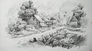 1001 images inspiratrices de dessin paysage magnifique croquis crayon au a papier coloriage disney jr halloween