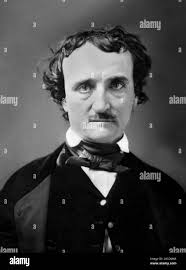 Edgar Allan Poe (born Edgar Poe; 1809-1849), from a daguerrotype, c.1849  Stock Photo