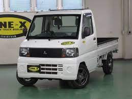 三菱 軽トラ ミニキャブのリフトアップ アゲトラ line x塗装カスタム アゲトラ ミニトラック ミニ