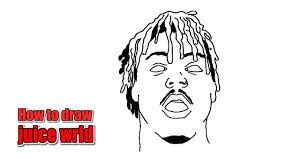 Tribute poster frame prints arrow down. Drawing Juice Wrld Name Art Novocom Top