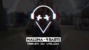 Estoy enamorado de 4 babys. Dj Valdis 4 Babys Ft Maluma Electro Remix 2017 Youtube