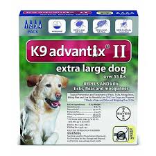 K9 Advantix Ii Over 55 Lbs 4 Month Supply Blue