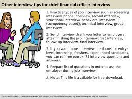 1049 times cfo interview pdf uploaded: Chief Financial Officer Interview Questions
