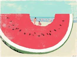 日本设计 驻足细节 人人小站 watermelon art print illustration design art design