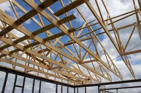 All come with 16 overhang past post. Timber Roof Trusses For Agricultural Plants And Facilities And Farms
