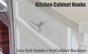 4.7 out of 5 stars. Probrico 25 Pack Euro Style T Bar Single Hole Brushed Nickel Cabinet Knobs Stainless Steel Kitchen Cabinet Pulls Dresser Knobs 2 Inch Total Length Amazon Com