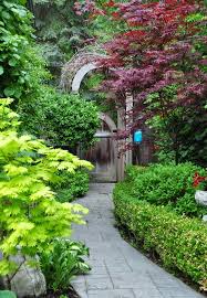 Private Garden Mississauga On Happy First Day Of Spring In Today S Post I Have Ten Ideas For That Long Aw Narrow Garden Landscape Design Garden Gate Design