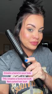 How to Get A Bend in A Bob Not Curl