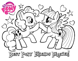 Best Pony Friends Forever coloring page - Coloringcrew.com