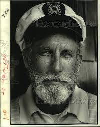 1981 Press Photo Closeup of Captain Bob Walter, Charter Fishing Boat  Operator
