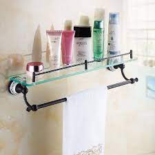 5 out of 5 stars. Glass Bathroom Shelf With Towel Rack Glass Bathroom Shelves Bathroom Shelfbathroom Glass Shelf Aliexpress