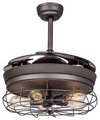 Moon lighting crystal fan chandelier with led and remote In Stock Antique Grey 5 Light Metal Chandelier Ceiling Fan With Remote Industrial Ceiling Fans By Flint Garden Inc Houzz