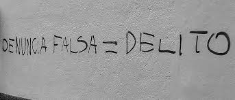 Resultado de imagen de denuncia falsa ante la policia