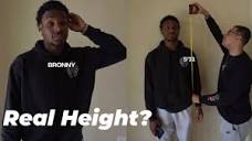 How Tall Bronny James Really Is? - YouTube