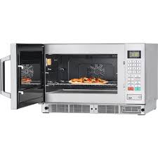 How does the microwave work? Panasonic Prof Combi Microwave Oven Ne C1475 1350 W Touch Buttons