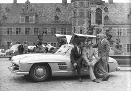 Stirling Moss J M Fangio Karl Kling Mercedes 300sl Gullwing 1955 F1 Mercedes Benz Mercedes Benz 300 Mercedes Benz Classic