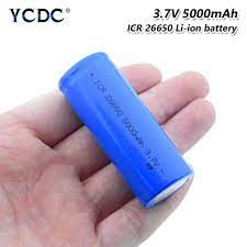 A, aa & aaa 3.7 volt rechargeable lithium ion batteries (18500, 17500, 14650, 14500 & 14430) have a high capacity for rc toys, digital cameras & more. 26650 Battery 3 7v 5000mah Li Ion Rechargeable Cell For Led Flashlight Torch Buy From 4 On Joom E Commerce Platform