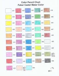 Faber Castell Water Color Chart Di 2020 Pensil Warna Bintik Bintik Fotografi