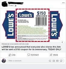 In short, being vigilant and aware of what scammers might do online protects you from losing your money, time and personal information. Don T Fall For The Lowe S 150 Coupon Scam