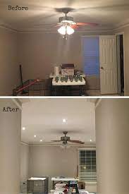 Bonus Room Makeover Recessed Lights Recessed Lighting Diy Recessed Lighting Room Makeover