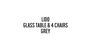 Argos home lido glass extending dining table & 6 chairs. Buy Argos Home Lido Glass Round Dining Table 4 Grey Chairs Dining Table And Chair Sets Argos
