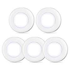 Tap Light Push Light 4 Led Mini Touch Light Small Puck Lights Battery Powered Stick On Anywhere With Strong Adhesive For Closet Cabinet Stair Bedroom Kitchen Cool White 5 Pack Walmart Com
