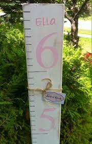Growth Chart Baby Growth Ruler Wooden Height Chart White